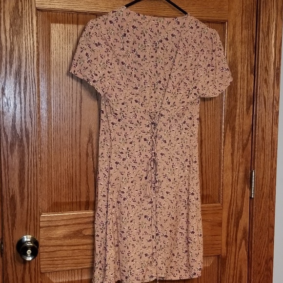 Juniors Rewind Tie Back Dress - Picture 6 of 7